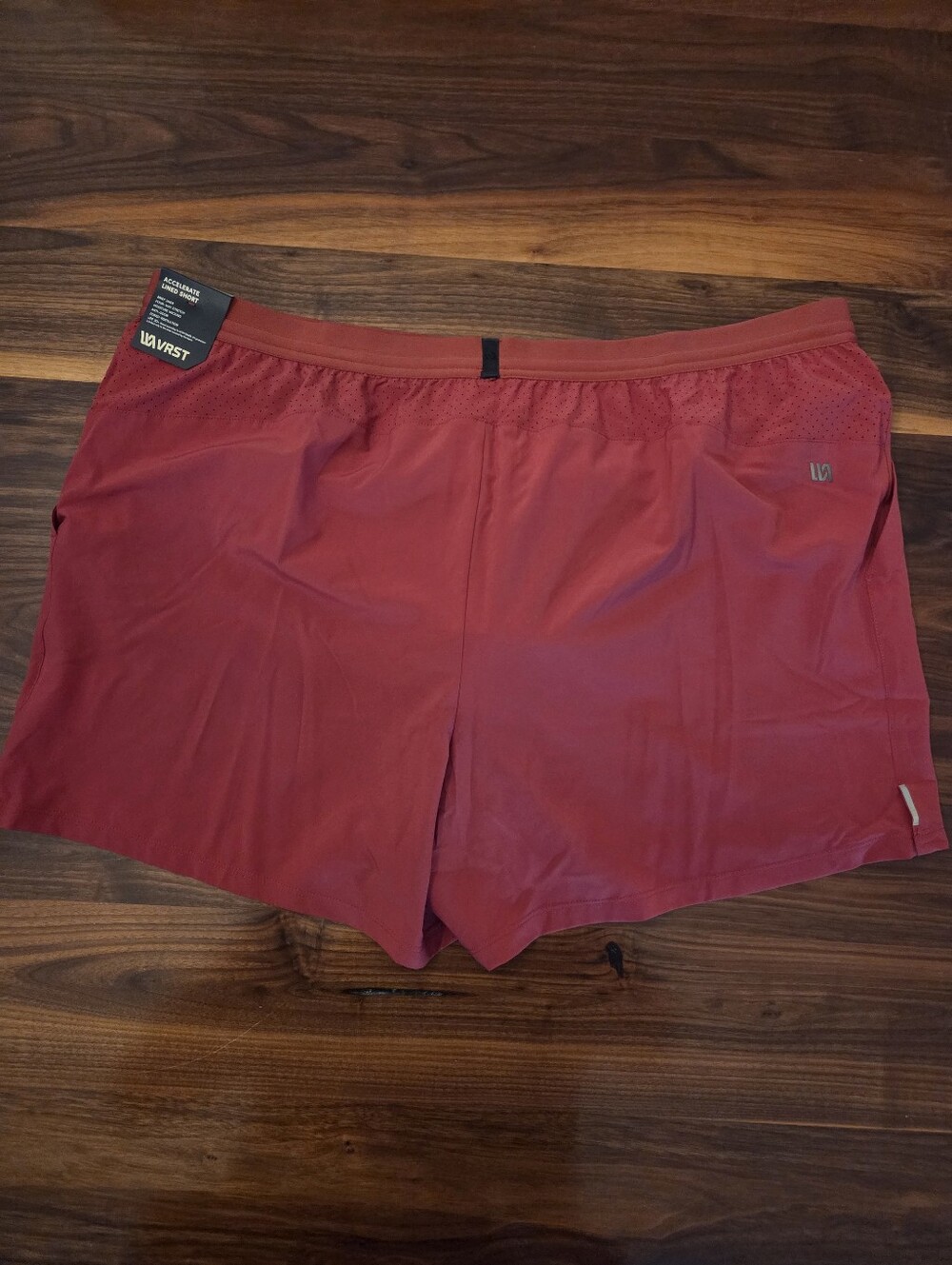 VRST Men's 5" Accelerate Running Brief Shorts XXL Cranberry